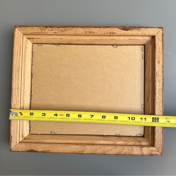 Elegant Winter Street Scene Art Print in Wooden Frame - Picture 4 of 7